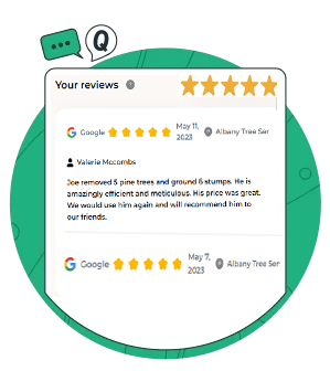 Review Eagle How It Works Step 3 is to Live Stream 5-star reviews on your website